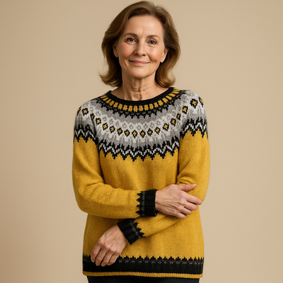 Ruth & Eleanor™ | Pull en Jacquard pour Femmes