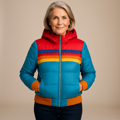 Ruth & Eleanor™ | Parka en fourrure rétro pour femmes