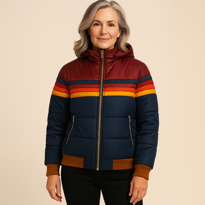 Ruth & Eleanor™ | Parka en fourrure rétro pour femmes