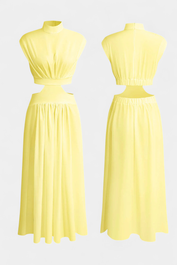 Bérénice | Ensemble robe fendue sur le côté