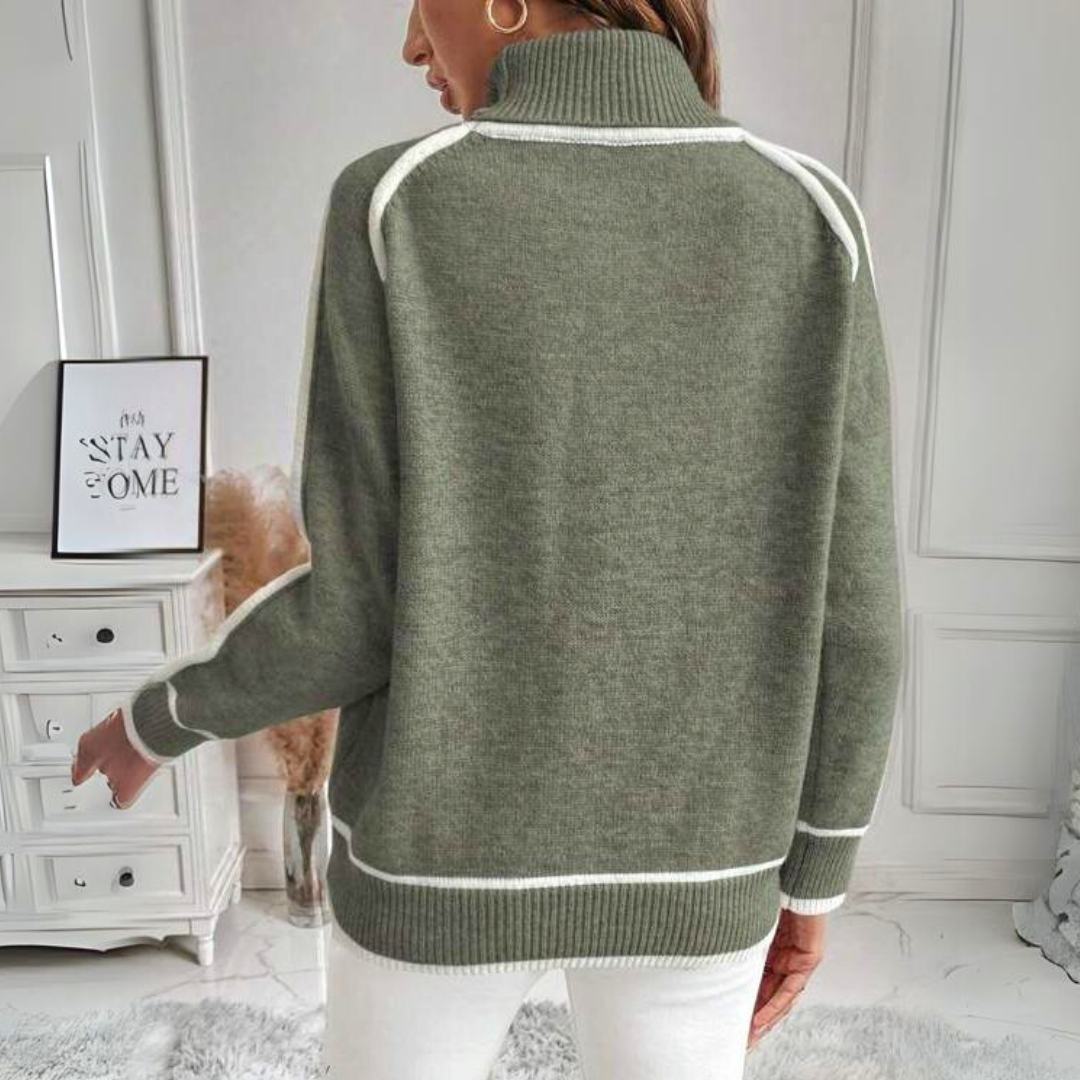 Kaylee | Pull Roulé Élégant