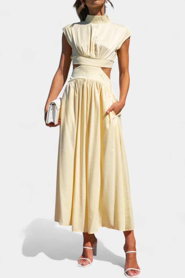 Bérénice | Ensemble robe fendue sur le côté