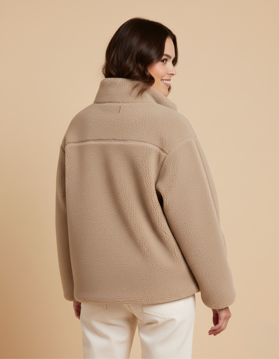 Anna | Manteau d’hiver doux et chaud en laine