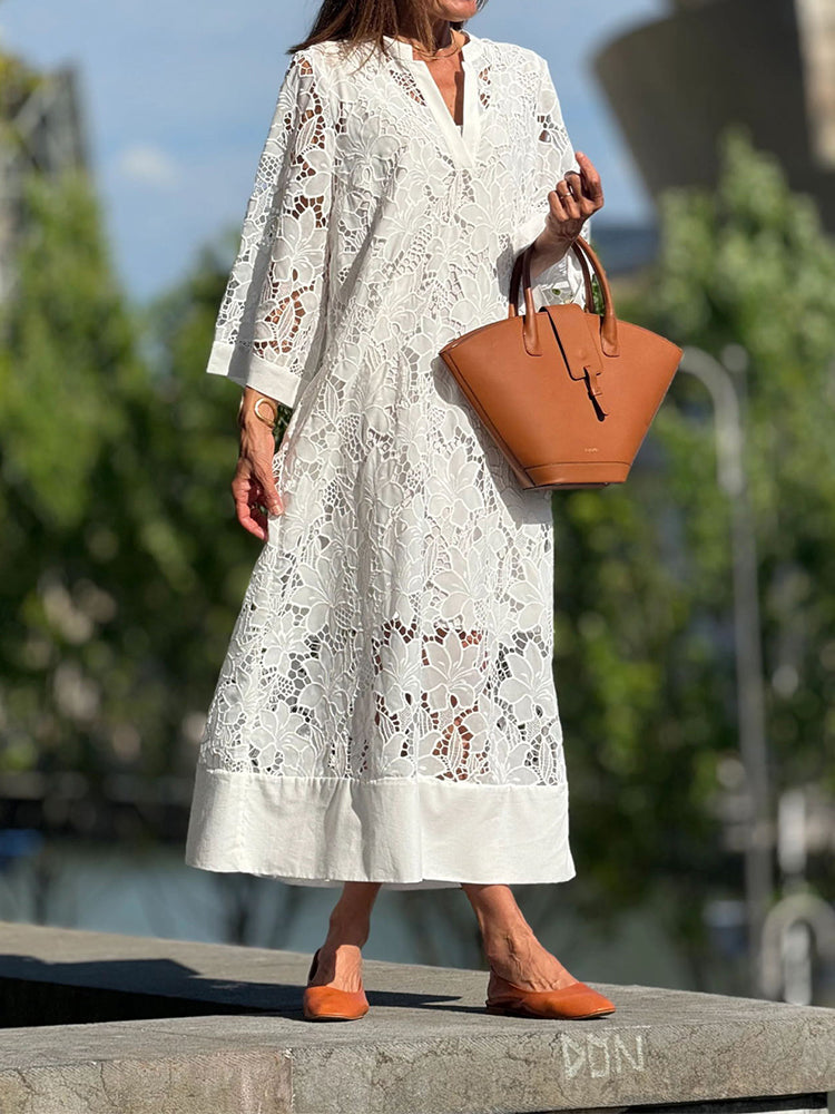 Sophie | Robe Élégante à Bordures