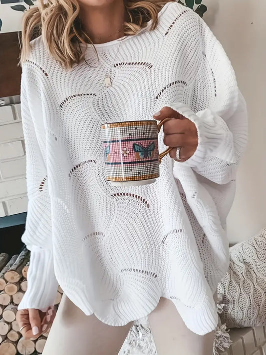 Alexa | Pull en tricot uni