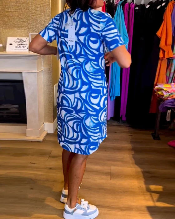 Eleonora | Robe avec encolure en V.