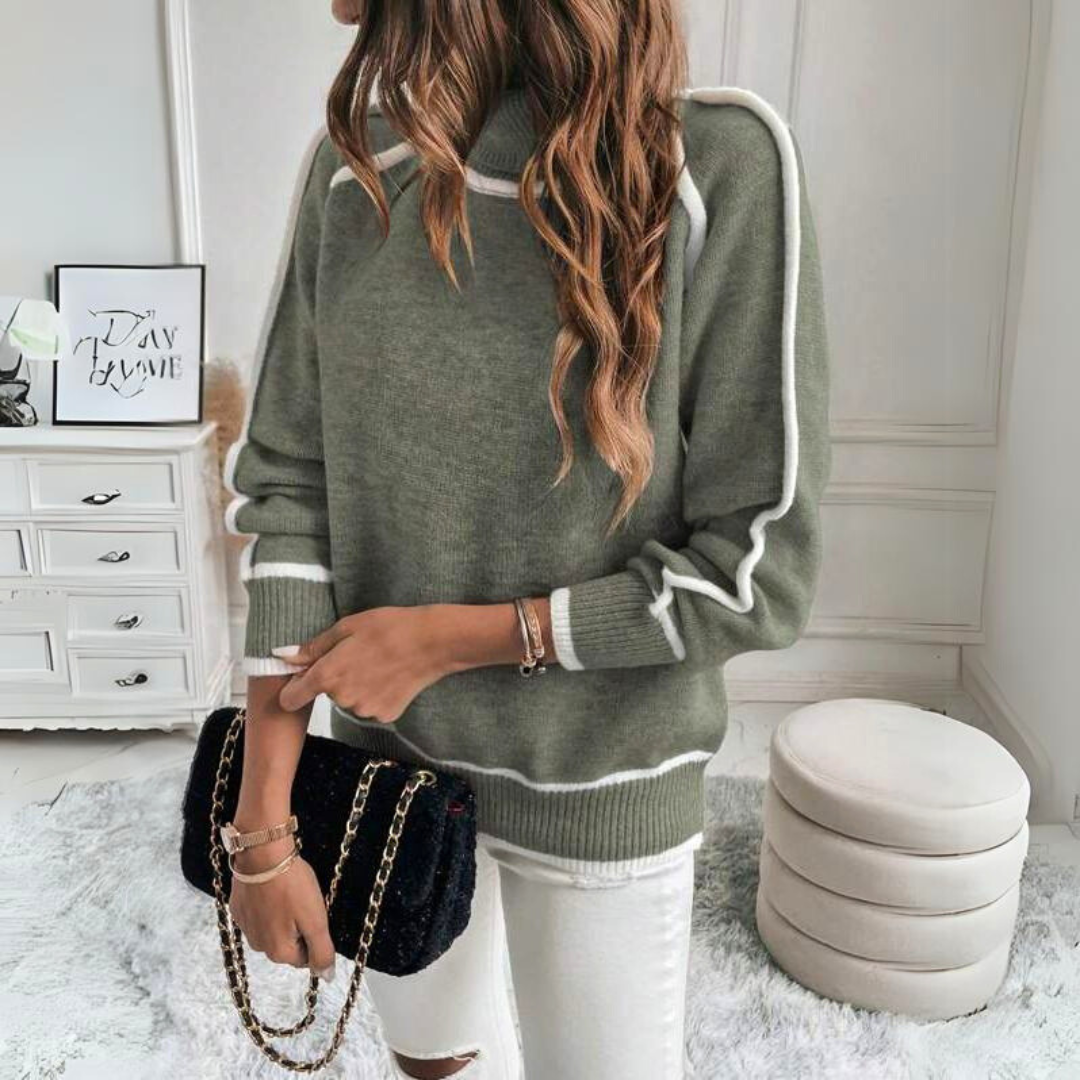 Kaylee | Pull Roulé Élégant