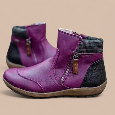 Ruth & Eleanor™ | Bottes Orthopédiques Imperméables avec Fermeture Éclair Premium