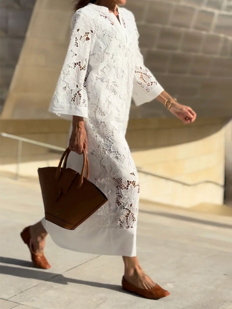 Sophie | Robe Élégante à Bordures