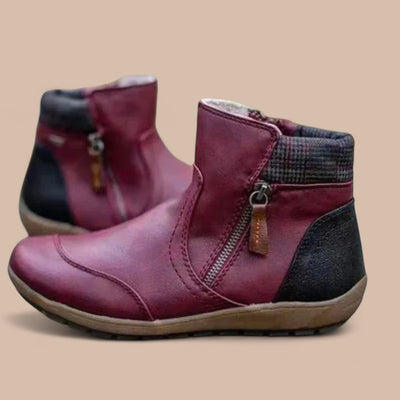 Ruth & Eleanor™ | Bottes Orthopédiques Imperméables avec Fermeture Éclair Premium