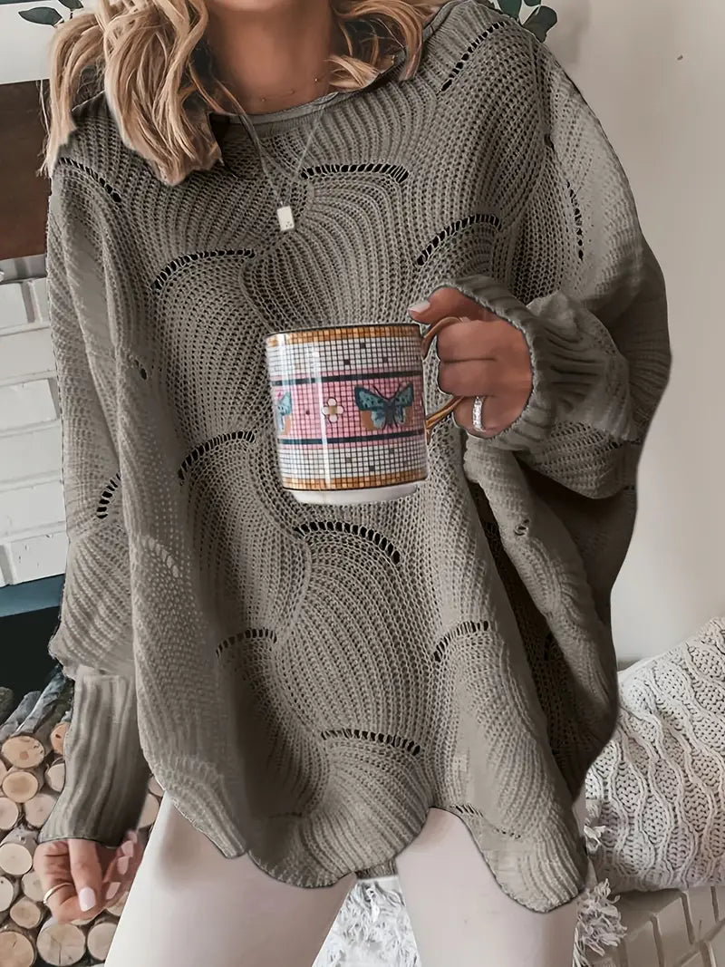 Alexa | Pull en tricot uni