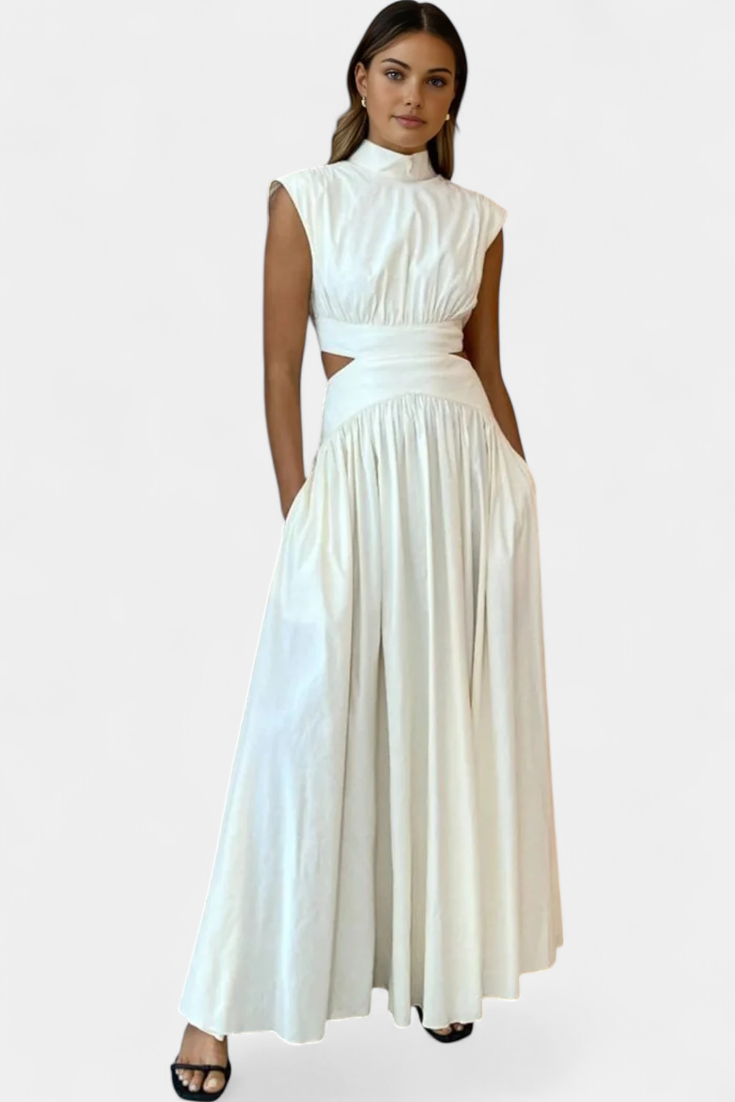 Bérénice | Ensemble robe fendue sur le côté