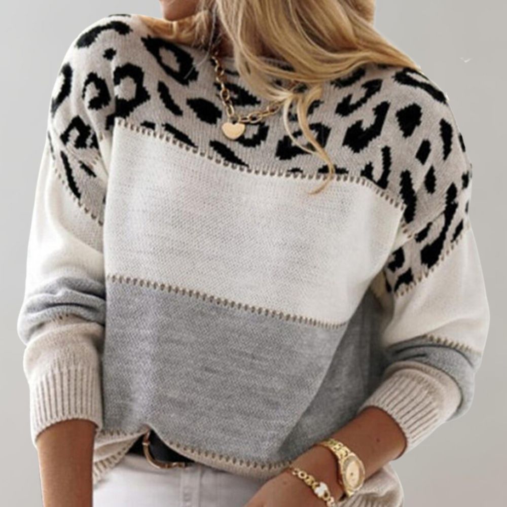 Bernadetta | Pull Léopard Tendance et Confortable