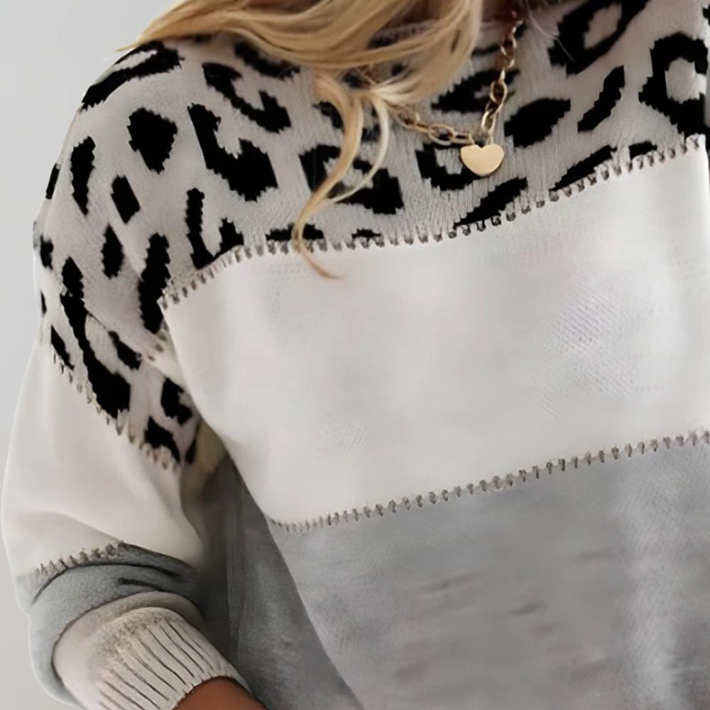 Bernadetta | Pull Léopard Tendance et Confortable