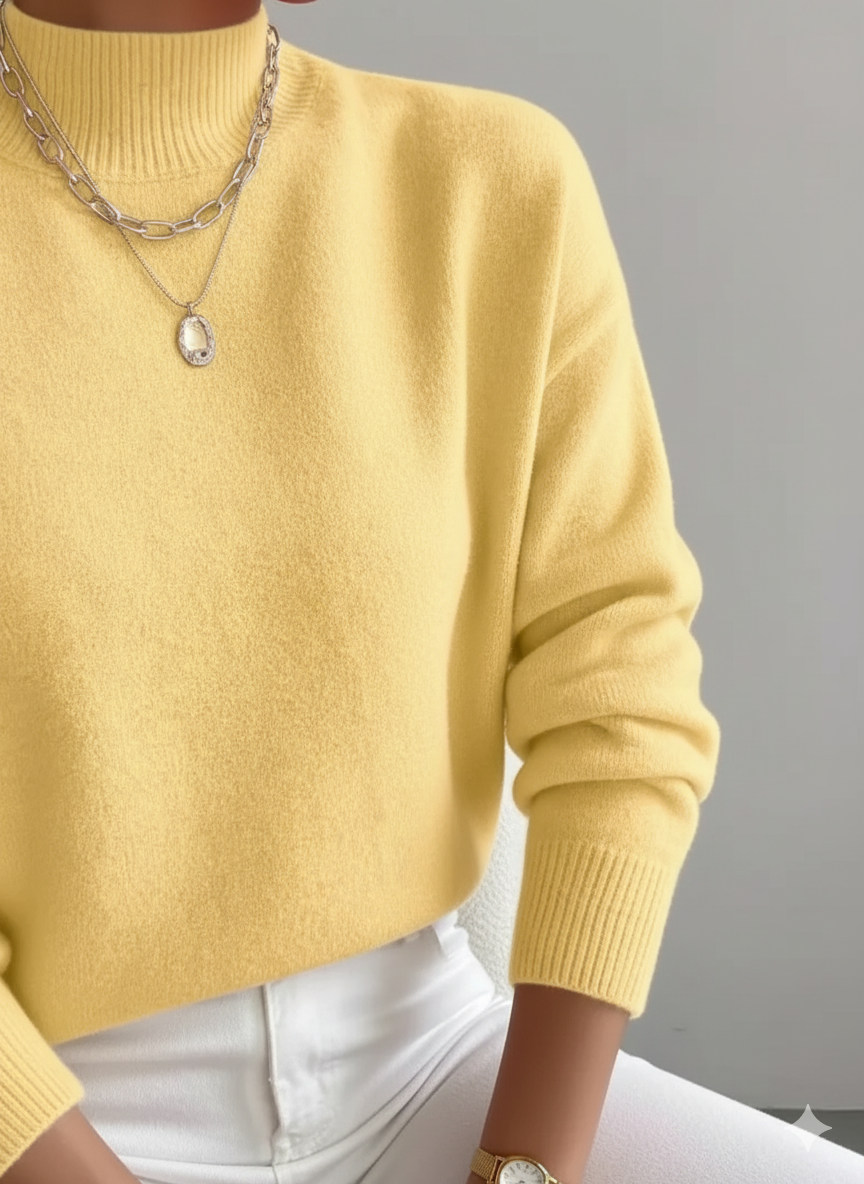 Chloe | Pull Col Roulé Élégant et Confortable