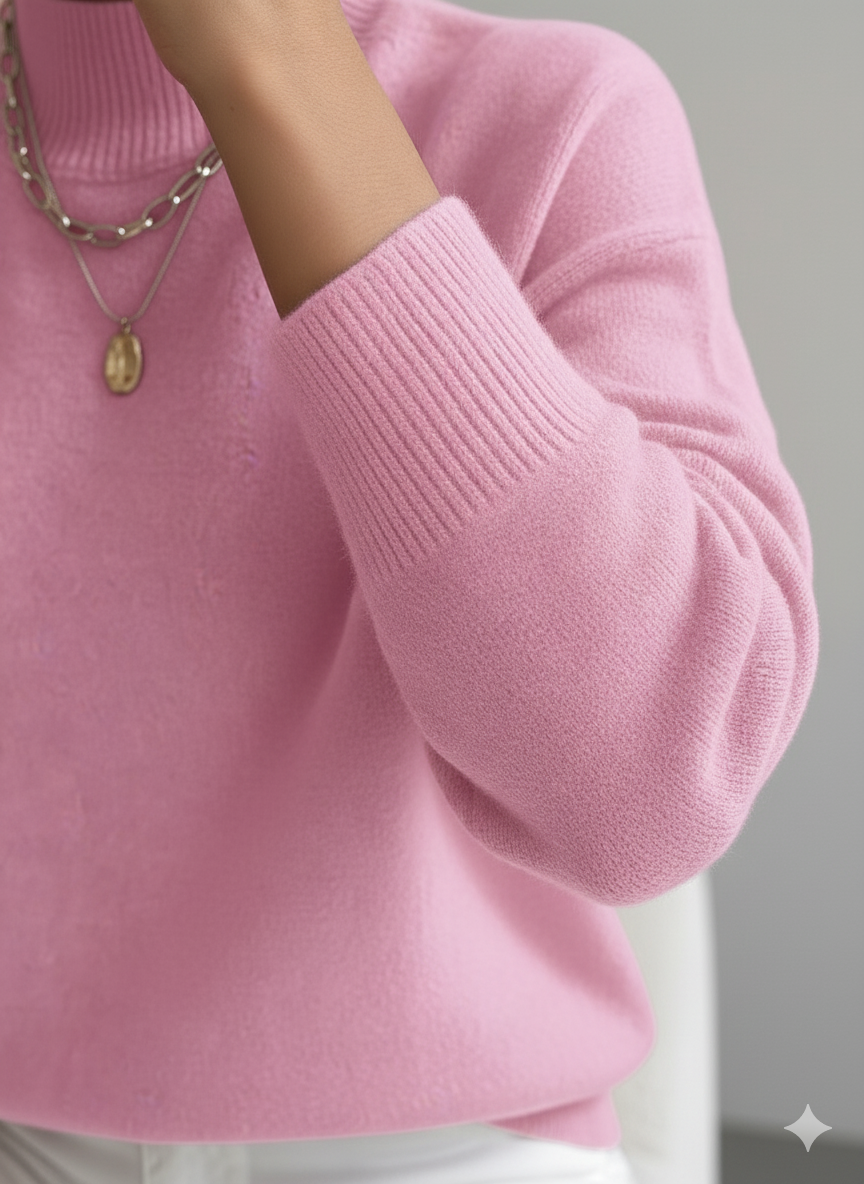 Chloe | Pull Col Roulé Élégant et Confortable