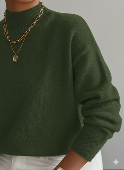 Chloe | Pull Col Roulé Élégant et Confortable