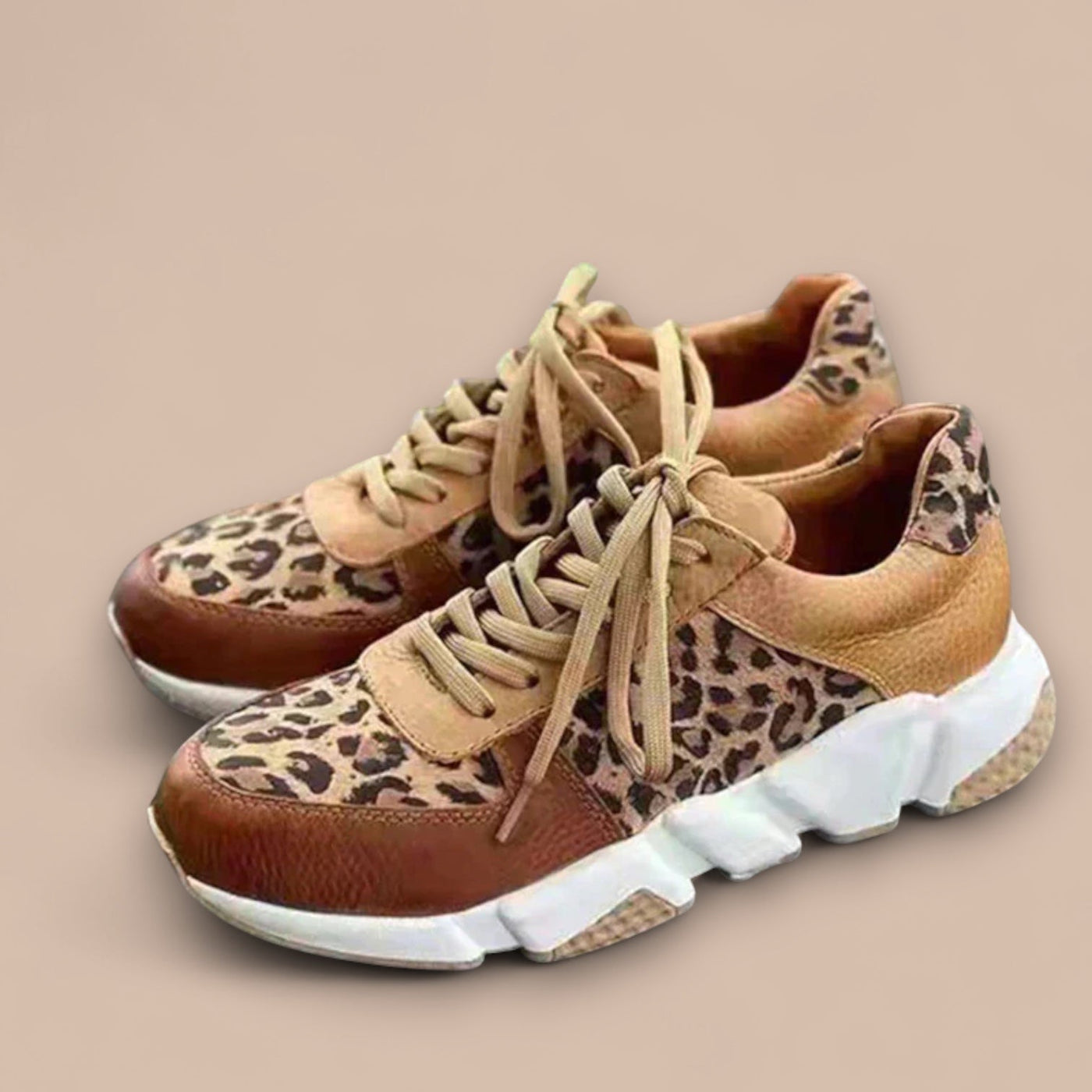 Ruth & Eleanor™ | Baskets Léopard Confortables