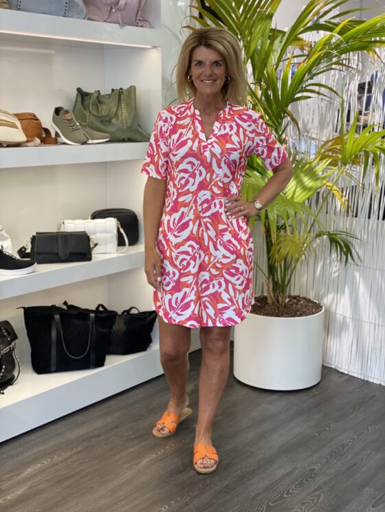 Eleonora | Robe avec encolure en V.