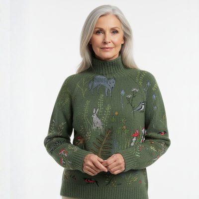 Aimélie – Pull à col roulé chaud et élégant