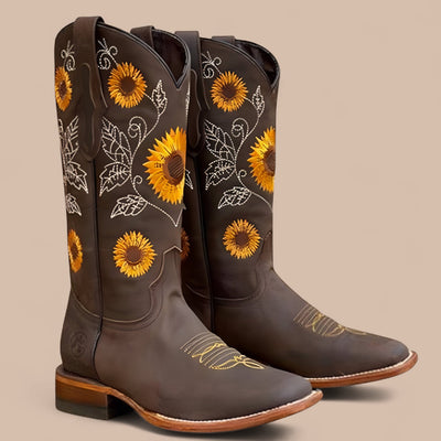 Ruth & Eleanor™ | Bottines élégantes de style western Nicola