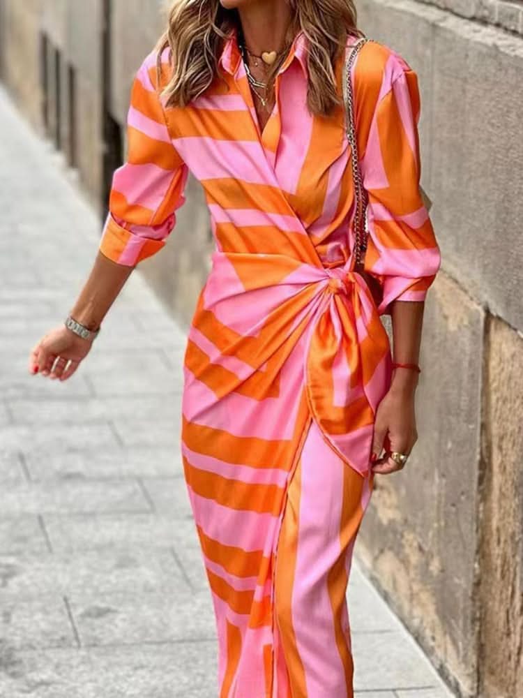 Amira | Robe à imprimé cache-cœur