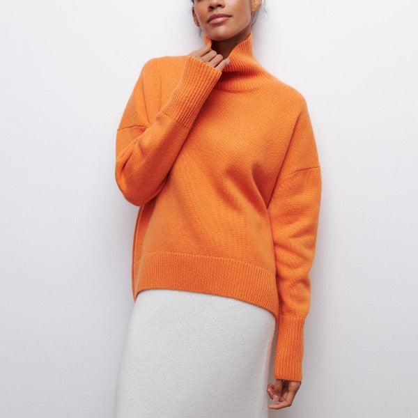 Agata | Pull à col roulé en tricot