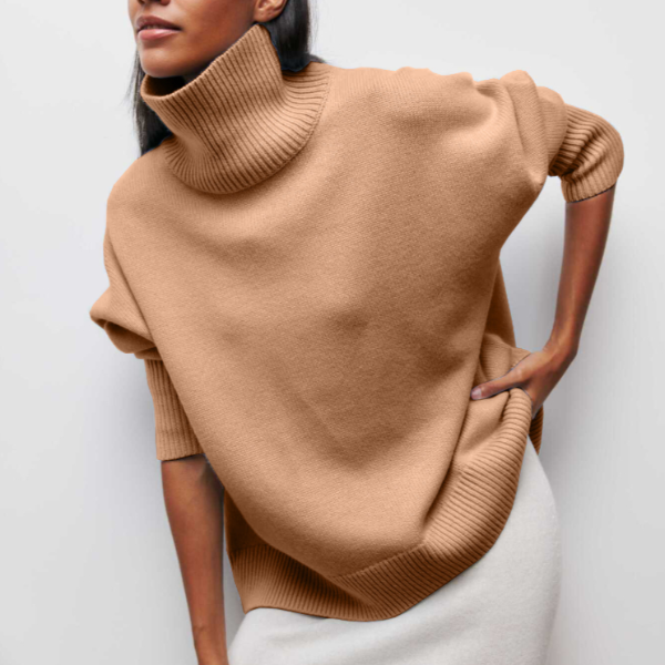 Agata | Pull à col roulé en tricot