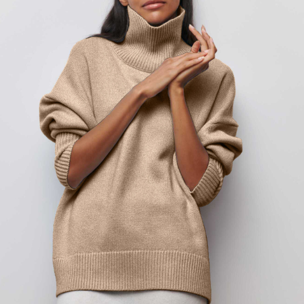 Agata | Pull à col roulé en tricot