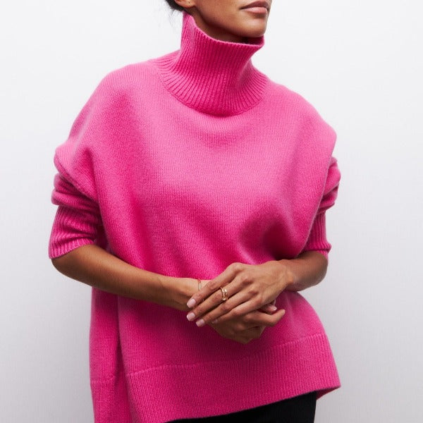 Agata | Pull à col roulé en tricot