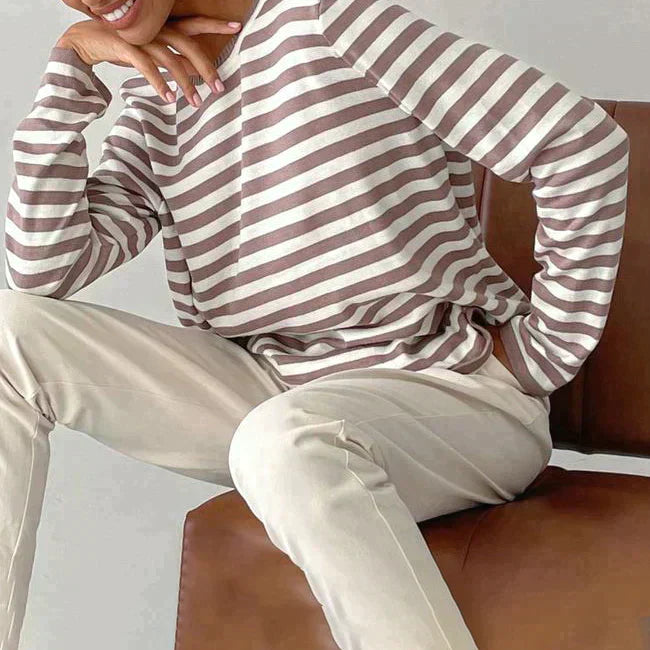 Nicole | Pull Rayé Chic