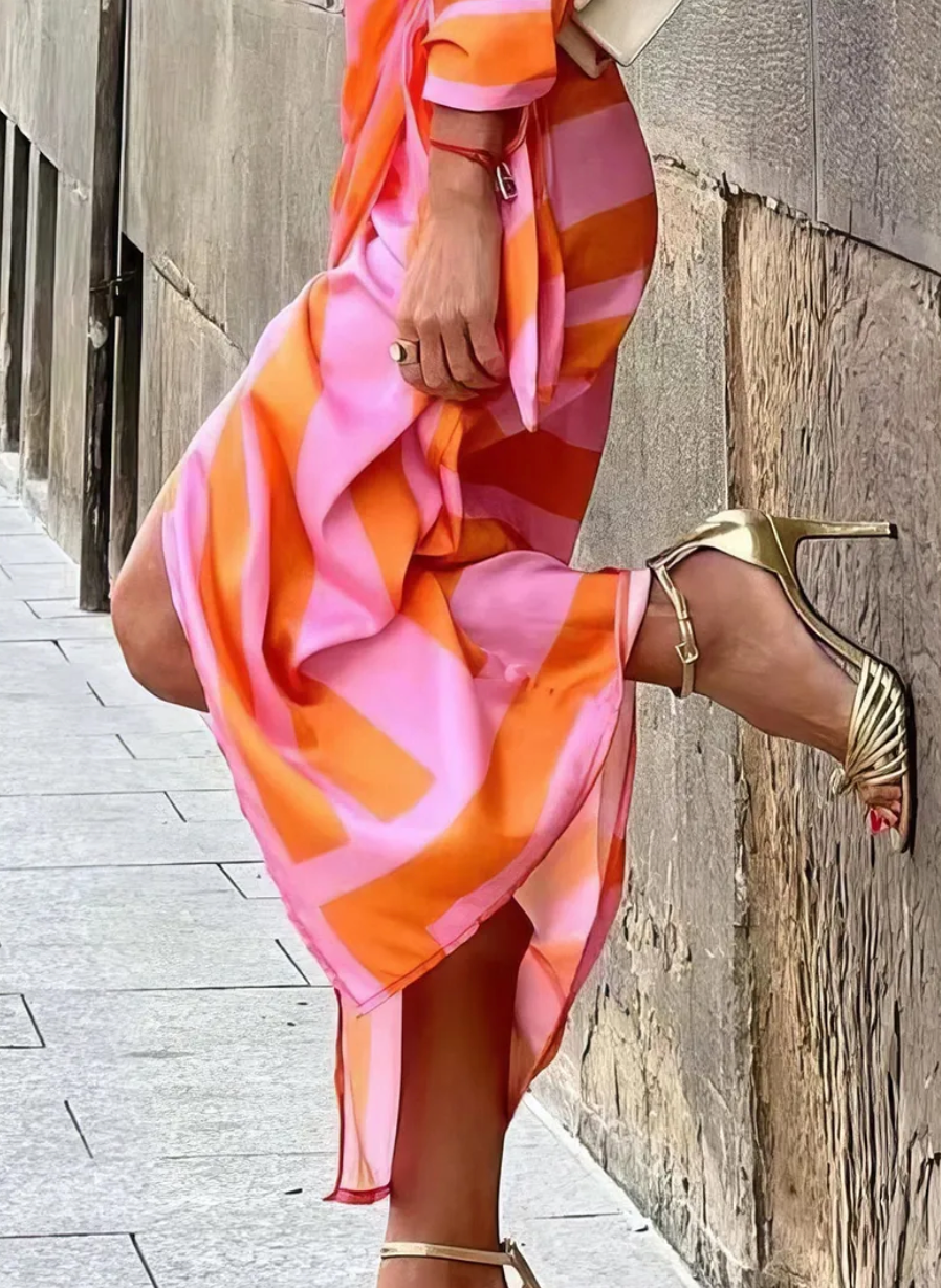 Amira | Robe à imprimé cache-cœur