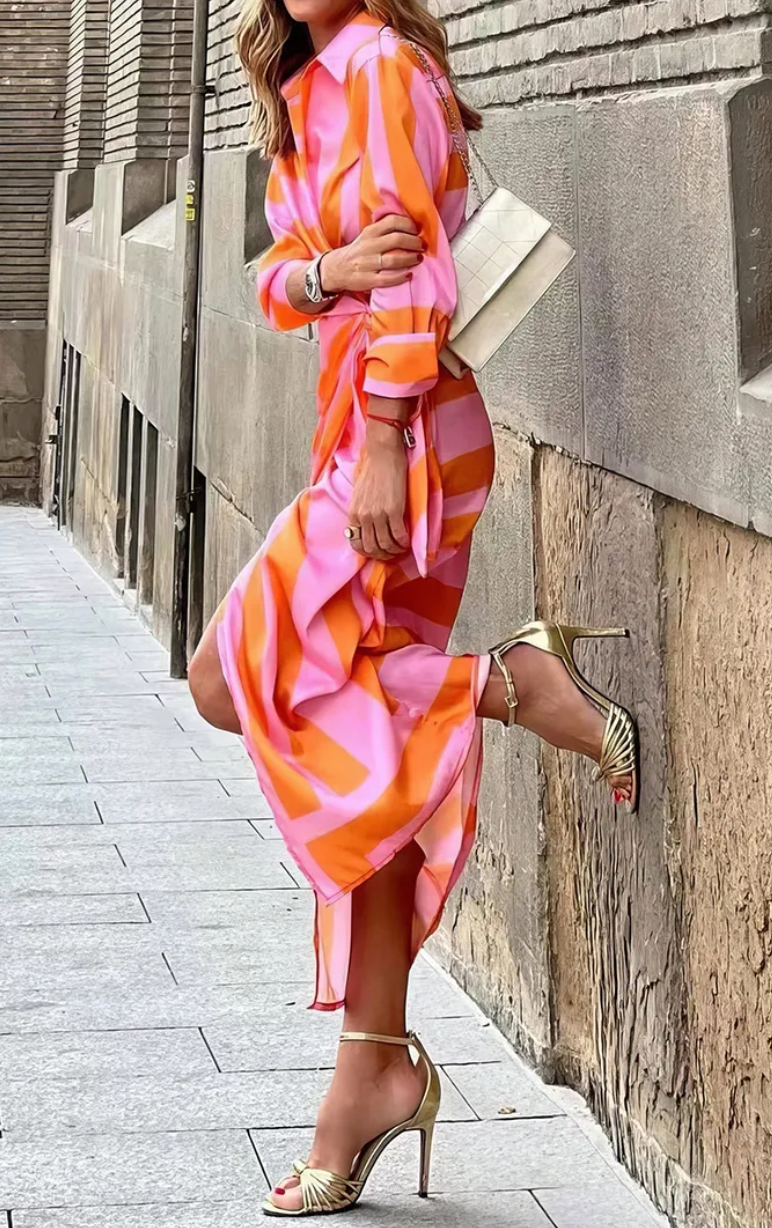 Amira | Robe à imprimé cache-cœur