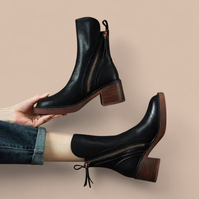 Ruth & Eleanor™ | Bottes en Cuir Élégantes