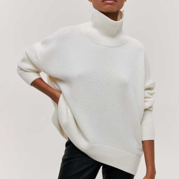 Agata | Pull à col roulé en tricot