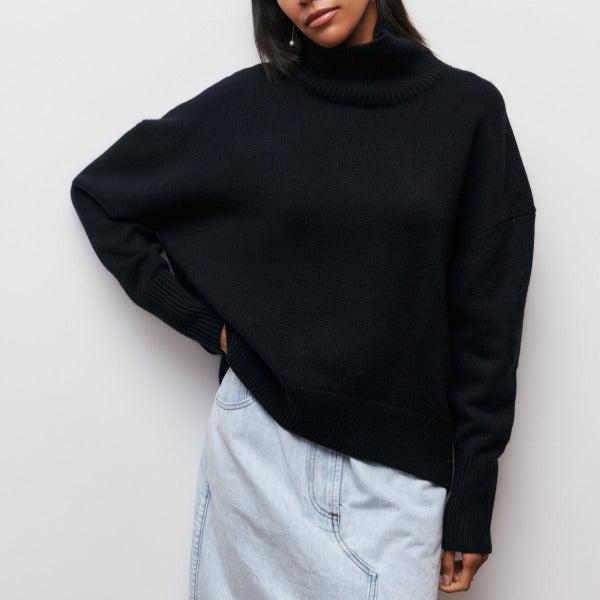 Agata | Pull à col roulé en tricot