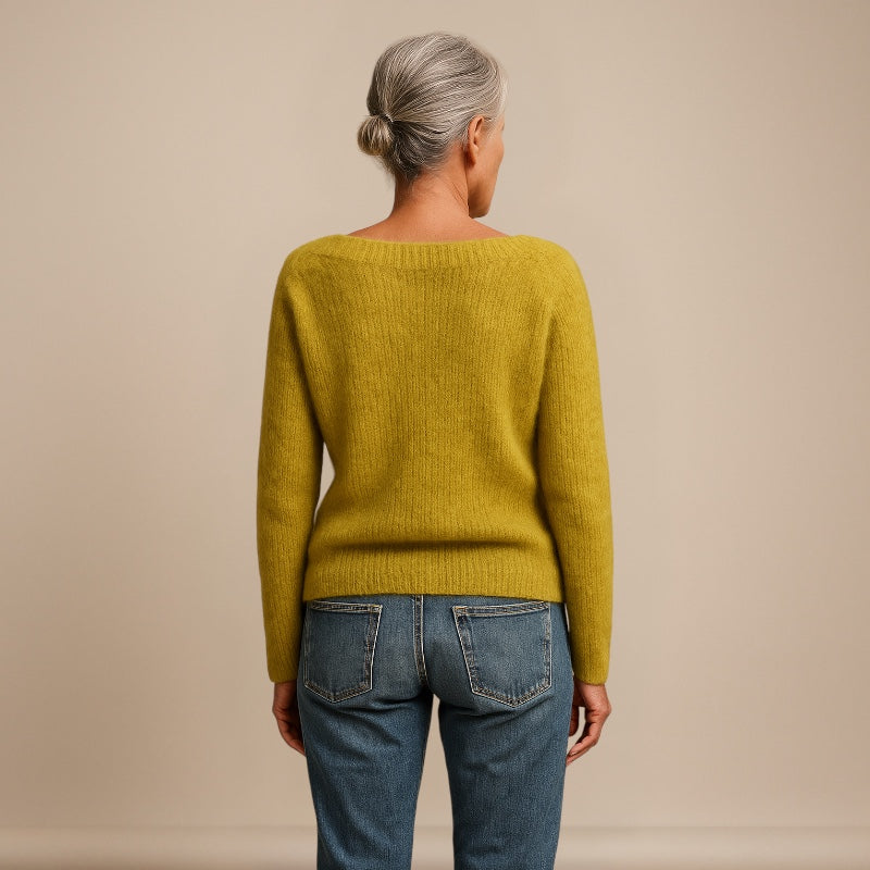 Ruth & Eleanor™ | Pull Tricot Couleur Unique