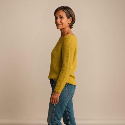 Ruth & Eleanor™ | Pull Tricot Couleur Unique