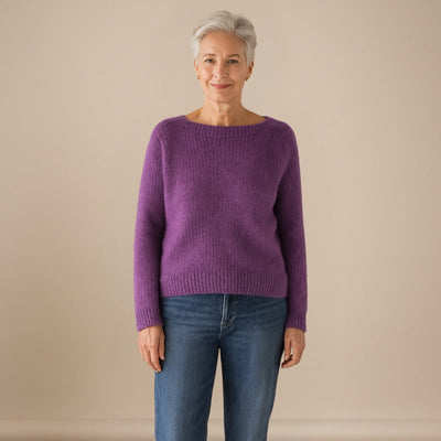 Ruth & Eleanor™ | Pull Tricot Couleur Unique