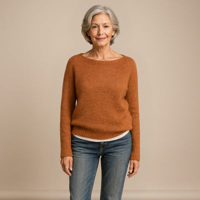 Ruth & Eleanor™ | Pull Tricot Couleur Unique