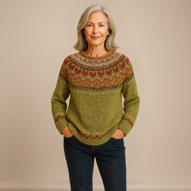 Ruth & Eleanor™ | Pull Tricoté Vintage