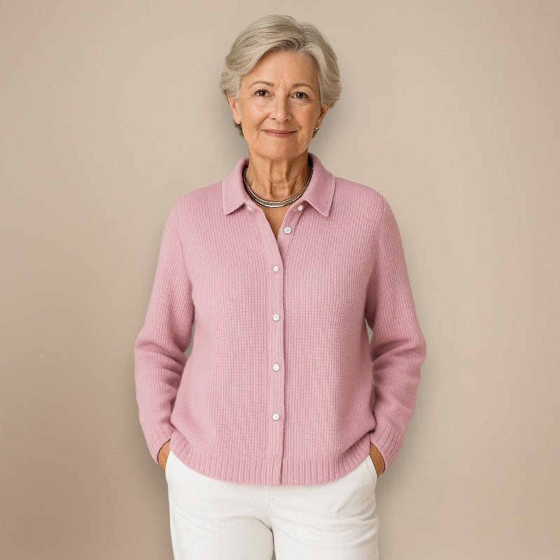 Marie | Cardigan Classique Tricoté avec Boutons