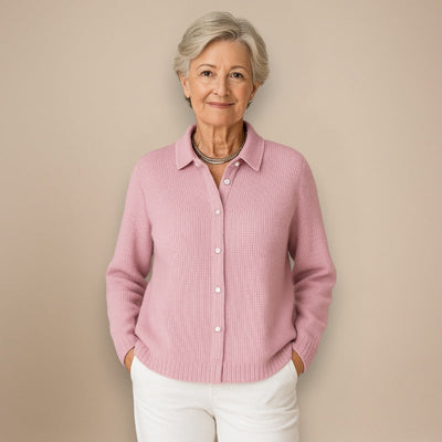 Marie | Cardigan Classique Tricoté avec Boutons