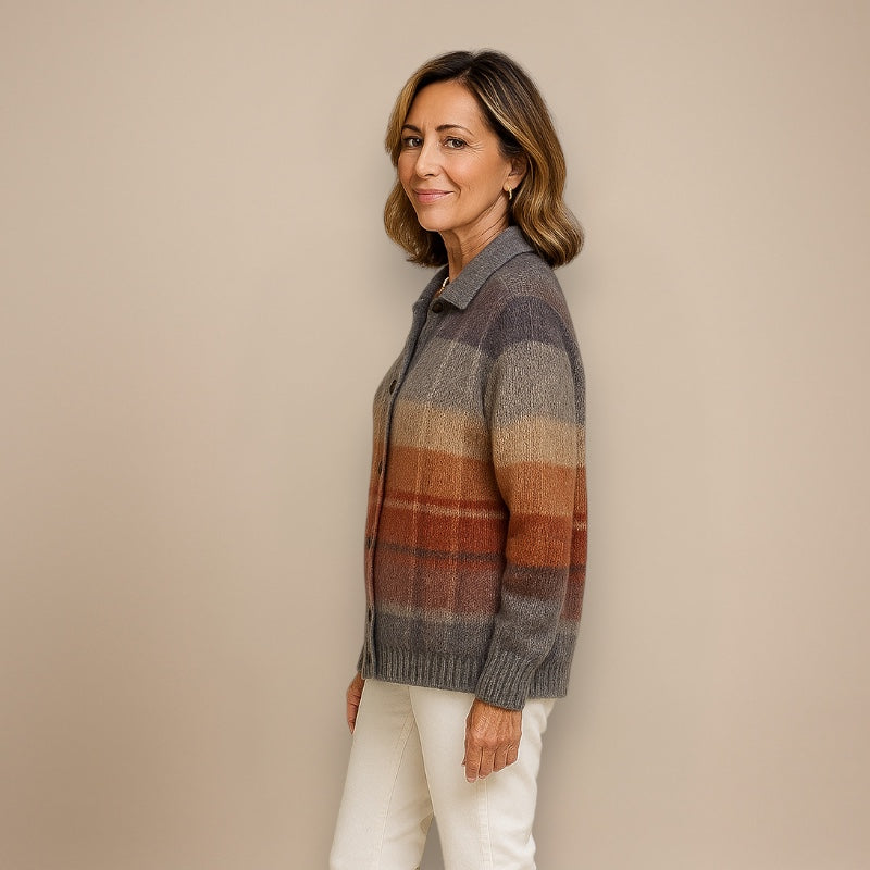 Fleur | Blouse à carreaux