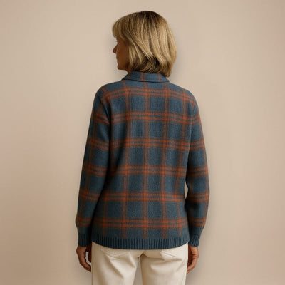 Mira | Blouse Douce avec Motif à Carreaux