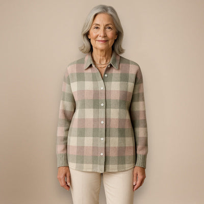 Noor | Blouse à Capuche Carreaux