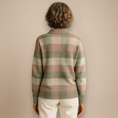 Noor | Blouse à Capuche Carreaux