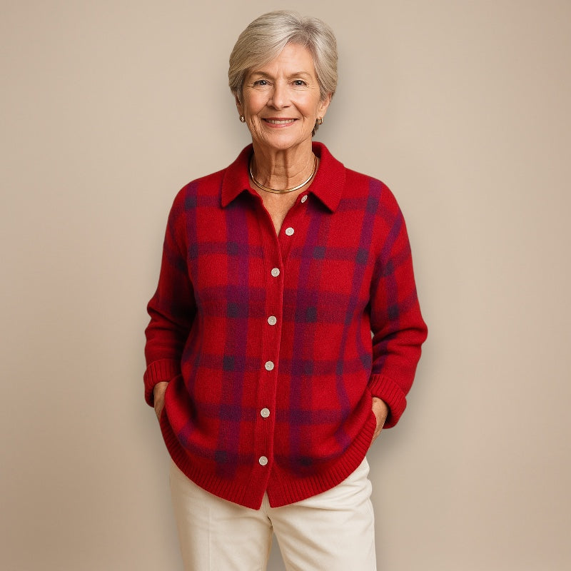 Leandra | Chemise Overshirt à Carreaux Confortable