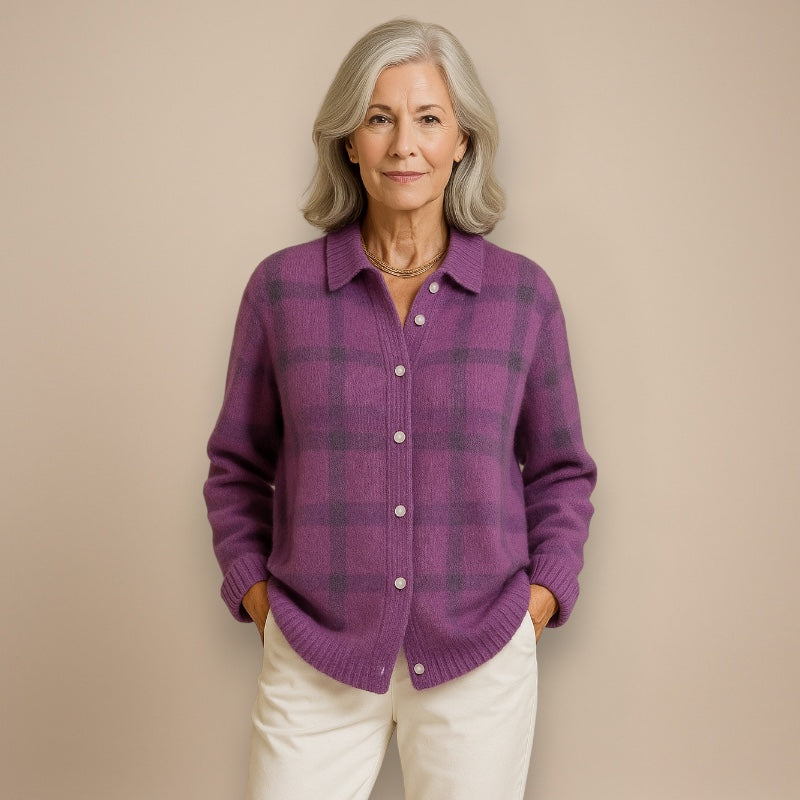 Leandra | Chemise Overshirt à Carreaux Confortable