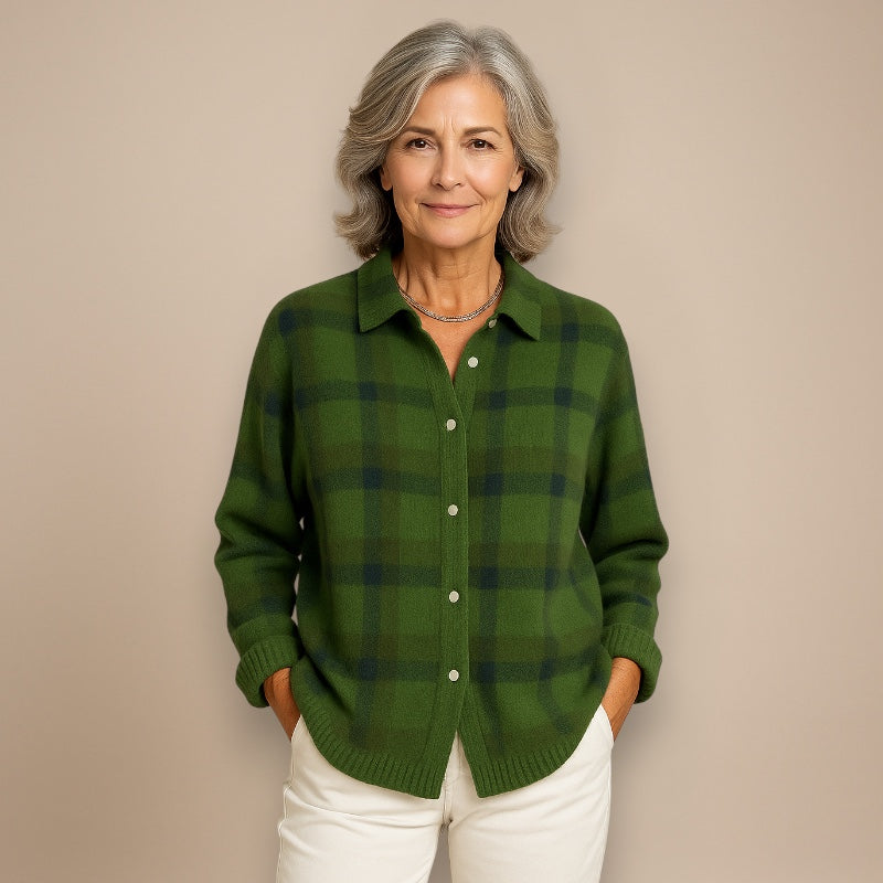 Leandra | Chemise Overshirt à Carreaux Confortable